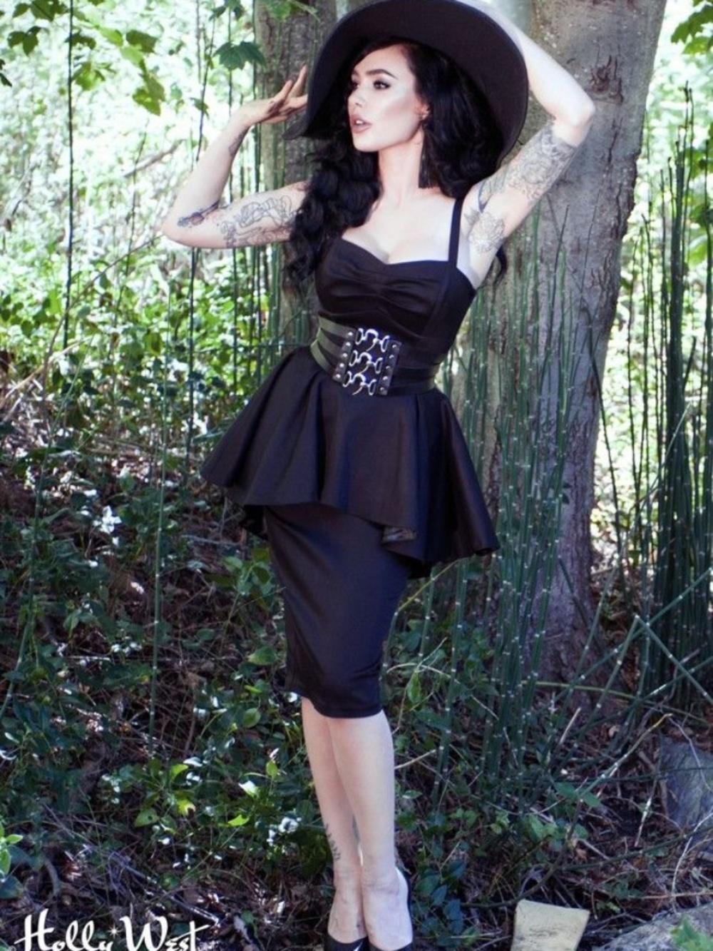 Ultra Rare & Sold Out! Micheline Pitt Deadly Dames polka dot dress